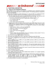 W971GG8SB25I Datasheet Page 9