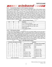 W971GG8SB25I Datasheet Page 16