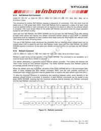 W971GG8SB25I Datasheet Page 22