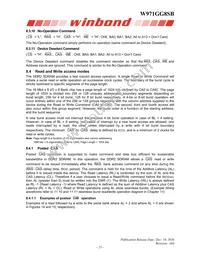 W971GG8SB25I Datasheet Page 23