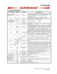 W9725G6IB-25 Datasheet Page 7