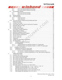 W972GG6JB-3I TR Datasheet Page 2