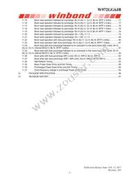 W972GG6JB-3I TR Datasheet Page 3