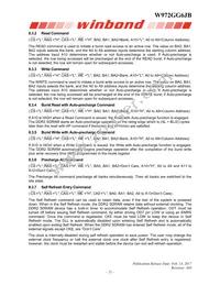 W972GG6JB-3I TR Datasheet Page 21