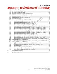 W972GG8JB-3 TR Datasheet Page 3