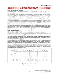 W972GG8JB-3 TR Datasheet Page 22