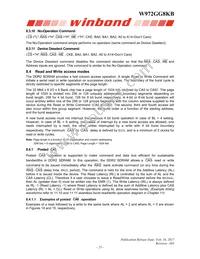 W972GG8KB25I Datasheet Page 23