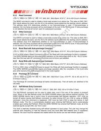 W972GG8KS-25 Datasheet Page 21