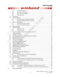 W9751G6IB-25 Datasheet Page 2