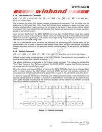 W9751G6KB25I TR Datasheet Page 22