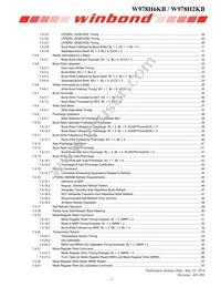 W978H6KBQX2I Datasheet Page 2