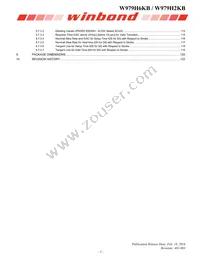 W979H6KBQX2I Datasheet Page 5