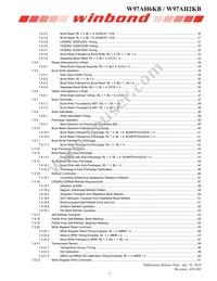 W97AH6KBQX2I Datasheet Page 2