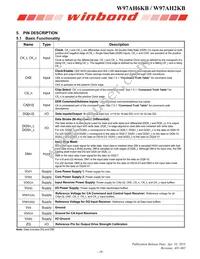 W97AH6KBQX2I Datasheet Page 10