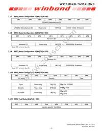 W97AH6KBQX2I Datasheet Page 23