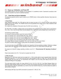 W97BH6KBVX2I Datasheet Page 15