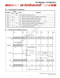 W97BH6KBVX2I Datasheet Page 17