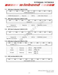 W97BH6KBVX2I Datasheet Page 23