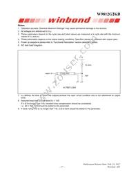 W9812G2KB-6I Datasheet Page 17