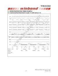 W9812G2KB-6I Datasheet Page 22