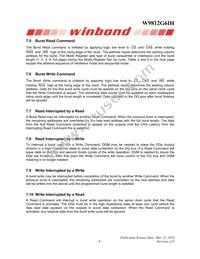 W9812G6IH-6 Datasheet Page 8