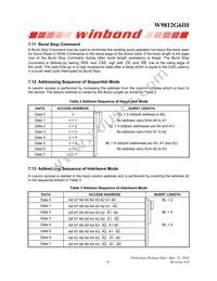 W9812G6IH-6 Datasheet Page 9