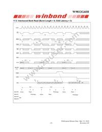 W9812G6IH-6 Datasheet Page 23