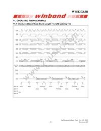 W9812G6JB-6I Datasheet Page 21