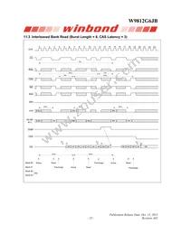 W9812G6JB-6I Datasheet Page 23