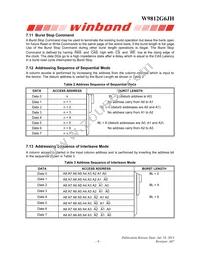 W9812G6JH-5 Datasheet Page 9
