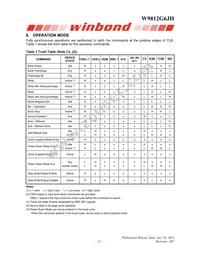 W9812G6JH-5 Datasheet Page 12