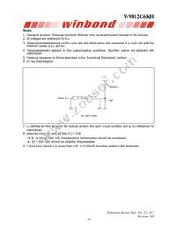 W9812G6KH-6I Datasheet Page 16