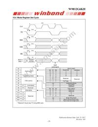 W9812G6KH-6I Datasheet Page 20