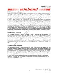 W9816G6IB-6 Datasheet Page 10