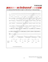 W9816G6IB-6 Datasheet Page 22