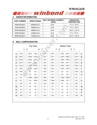 W9816G6JB-6I Datasheet Page 4