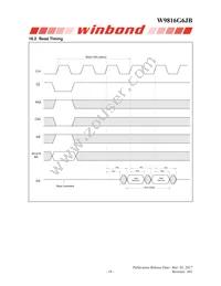 W9816G6JB-6I Datasheet Page 18