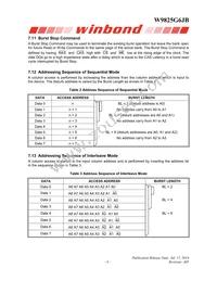 W9825G2JB-6I Datasheet Page 9