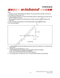 W9825G6EH-6 Datasheet Page 16