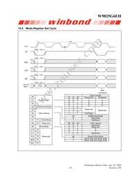 W9825G6EH-6 Datasheet Page 20