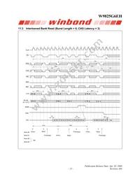 W9825G6EH-6 Datasheet Page 23