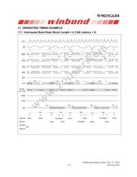 W9825G6JH-6I TR Datasheet Page 21