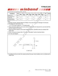 W9864G6IH-6 Datasheet Page 16