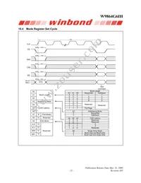 W9864G6IH-6 Datasheet Page 21