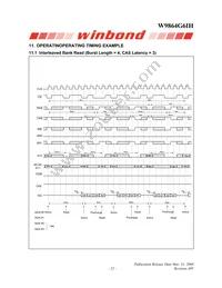 W9864G6IH-6 Datasheet Page 22