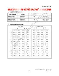 W9864G6JB-6 Datasheet Page 4