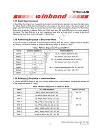 W9864G6JB-6 Datasheet Page 9