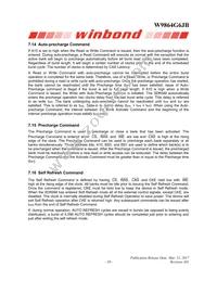 W9864G6JB-6 Datasheet Page 10