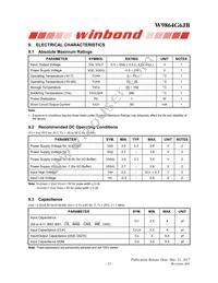 W9864G6JB-6 Datasheet Page 13