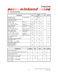 W9864G6JB-6 Datasheet Page 14